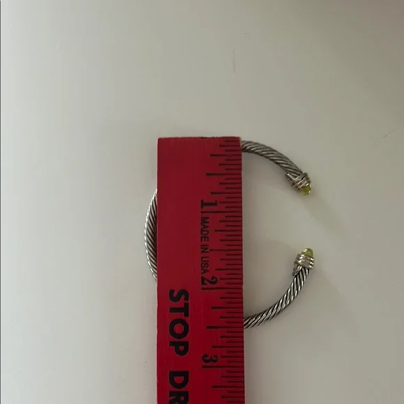 David Yurman cable flex bracelet in peridot - Picture 12 of 13